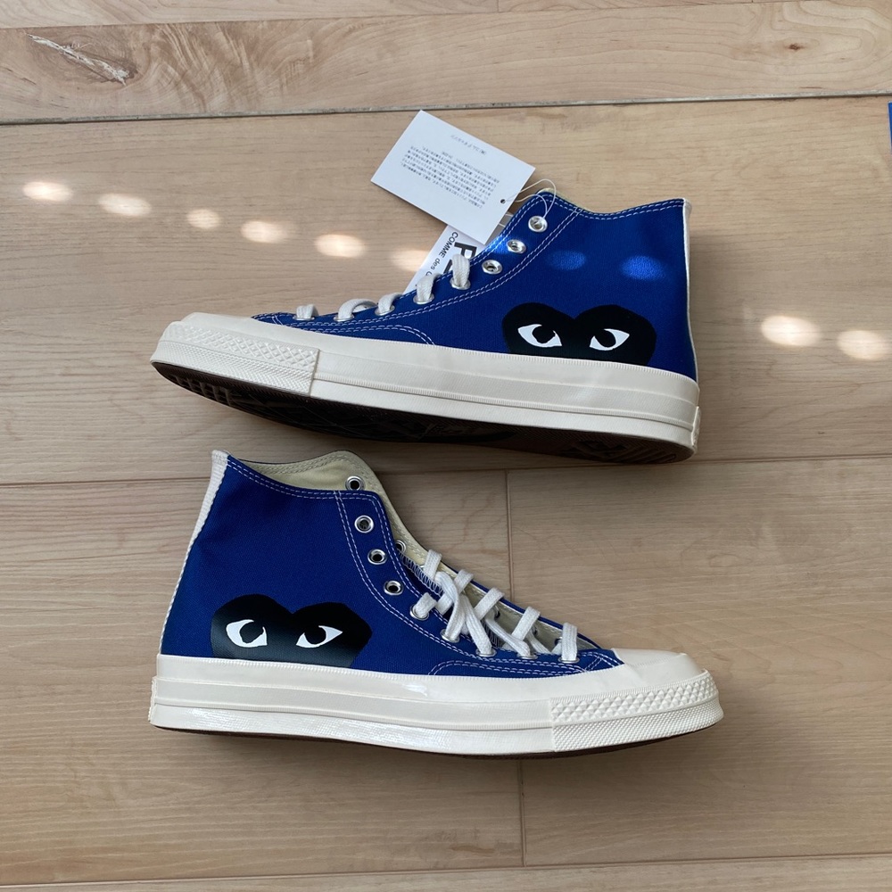 CONVERSE X COMME DES GARÇONS PLAY ALL STAR CHUCK - BLUE - Picture 3 of 9